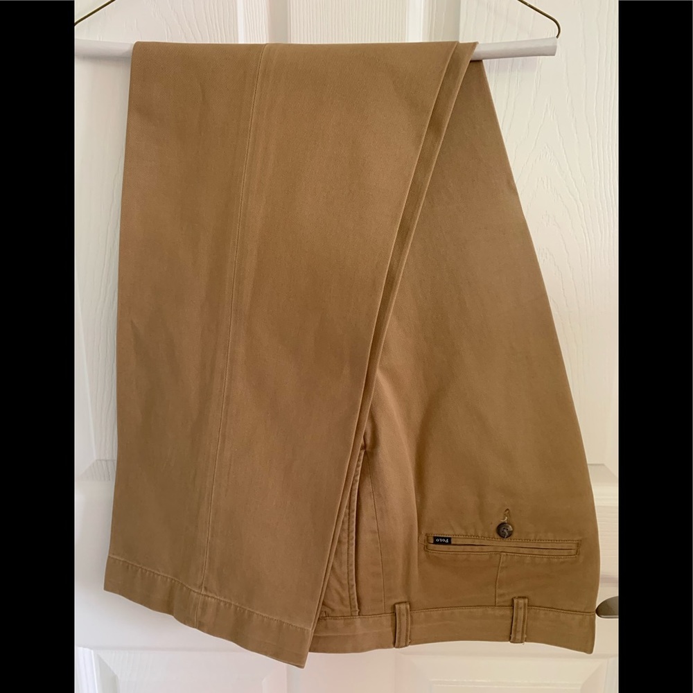 Mens Polo Ralph Lauren Classic tan pant. Original $150 - your price $23